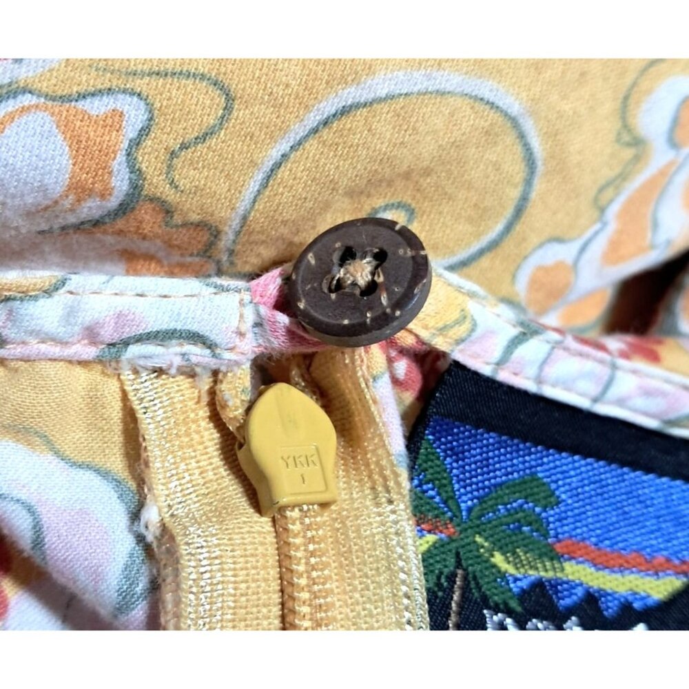 Vintage 2003 Patagonia Pataloha Golden Habiscus Womens Sleeveless Floral Dress S - Picture 8 of 9